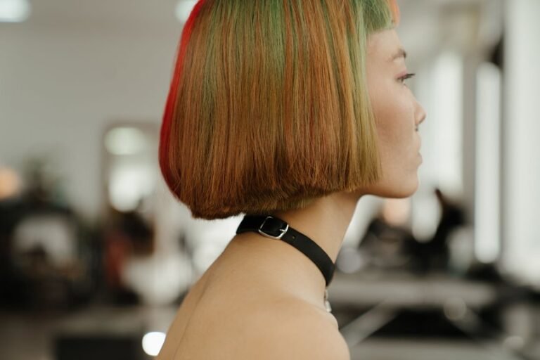 low maintenance thick hair bob
